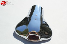 Chrome Clam Shell Tail Pipe Exhaust Deflector Shield Custom Car Truck Ho... - £29.08 GBP