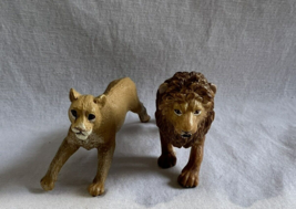 Schleich Lion Family 2006 Lion 1997  Lioness  wild animal figures Retired - £15.79 GBP