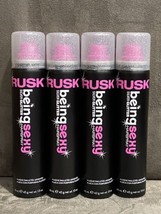 (4) RUSK BEING SEXY SILVER GLITTER HAIRSPRAY HAIR SPARKLE SPRAY - 1.5 OZ... - £43.20 GBP