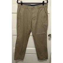 Gap Men’s Slim Fit Khaki Chino Cuffed Pants Size 33x32 (see pic 33x27) C... - £12.57 GBP