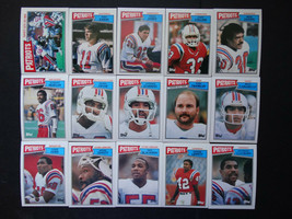 1987 Topps New England Patriots Team Set of 15 Football Cards - $11.99