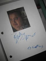 The Whale Signed Movie Film Script Screenplay X2 Autograph Brendan Fraser Ty Sim - £16.02 GBP