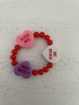 Valentines Day Themed Beaded Bracelet - £6.17 GBP
