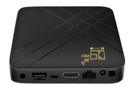 D9 PRO 2.4g/5g 8gb 128gb 4 Cores HDMI Dual Band WIFI 4k HD Android Tv Box Black - £62.76 GBP