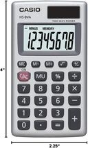 Casio - HS-8VA-SB-IH - Mini 6-Function Calculator - $14.95