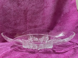 Clear Glass Serving Dish Oblong Shape - $20.00