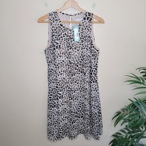 NWT Stitch Fix Calvin Klein | Suzetta Leopard Print Dress, womens size 12 - £61.15 GBP