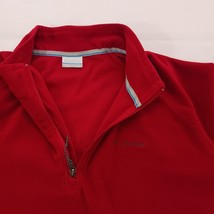 Columbia XM6441 Men's Red 1/4 Zip Fleece Pullover Sweatshirt Size XL image 5