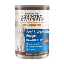 Grandma Mae&#39;s Country Naturals Healthy Stew Wet Dog Food Beef &amp; Vegetable, 13oz. - £65.64 GBP