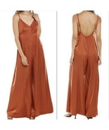 WeWoreWhat Slip Wide Leg Jumpsuit in Clay Women&#39;s Size S NWT - $39.95