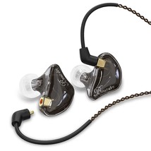 Triple Driver In Ear Monitors Bmaster In-Ear Headphones With Silver-Plated Mmcx  - £122.29 GBP