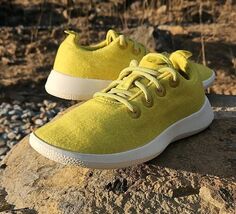 Allbirds Athletic Sneakers Womens 5 Elephant Grass Wool Running Shoes 05... - €21,41 EUR