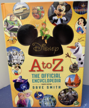 Disney A to Z Official Encyclopedia Fourth Edition Dave Smith 2015 HC Bo... - $12.86
