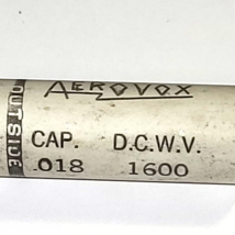 Aerovox 18NF .018 1600 DCWV 84CM + - 10% AE12 Axial capacitor - £2.68 GBP