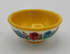 Pioneer Woman Mini Dipping Sauce Prep Cup Bowl Flowers Floral Roses Cottagecore - £9.74 GBP