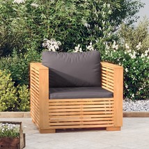  Sofa Chair Dark grey, Natural wood - $7,174.88 MXN