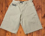 NWT Off White Canvas Shorts Sz 34 Vintage Y2K USA BHPC Beverly Hills Pol... - £19.78 GBP