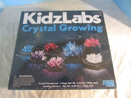 KidzLabs 4M Crystal Growing Science Kit Ages 10+ growing experiments Sealed NIP - £17.98 GBP