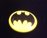 Batman 1988 Small Yellow Bat Silhouette Button Movie Pin Back Button - $7.00