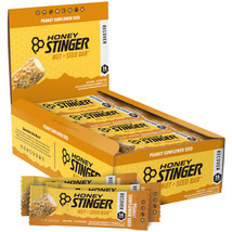 Honey Stinger Nut + Seed Bar 12 Pack [Peanut &amp; Sunflower Seed] Protein 1.98oz - £26.20 GBP