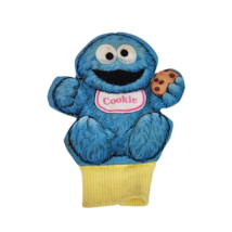 VINTAGE 1988 PLAYSKOOL FOOT JINGLES SESAME ST COOKIE MONSTER SOCK RATTLE... - £15.01 GBP