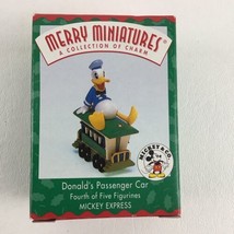 Hallmark Merry Miniatures Mickey Express #4 Donald&#39;s Passenger Car Vinta... - $19.75