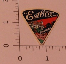 Vintage Esthos Spreading Cheese label  - $4.94