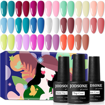 Mother&#39;s Day Gifts for Mom Women, 23 PCS Gel Polish Kit Colorful Fashion Classic - £16.74 GBP