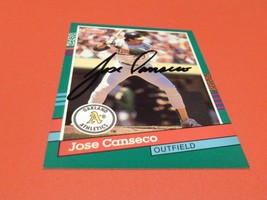 1991 Donruss # 536 Jose Canseco Hand Signed Nm / Mint Or Better !! - £27.41 GBP