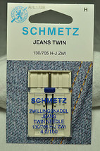 Schmetz Sewing Machine Twin Denim Needle 1738 - £7.04 GBP