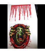 Haunted House Blood Monster-ZOMBIE GHOUL TOILET COVER-Halloween Party De... - £4.68 GBP