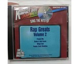 SEALED Karaoke Kompact Disc Graphics Sing The Hits Of Rap Greats Vol 2 C... - $24.74