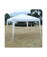 10 x 10 ft. Outdoor EZ Pop Up Tent Gazebo Canopy - White - $163.95