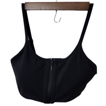 Athleta Womens Black Sports Bra Large High Empower Daily Bra Workout Gym Run  - £11.54 GBP