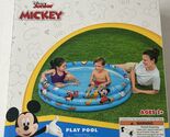 Mickey Mouse 3-ring Pool Ages 2+ 48” X 48” Disney JR New In Box Pluto Goofy - $17.86