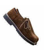 Oktoberfest Costume Shoes Mens Lederhosen Shoes Suede Dark Brown German ... - $67.99+