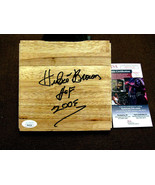 HUBIE BROWN HOF 2005 2 X COACH OF THE YEAR SIGNED AUTO FLOOR BOARD JSA B... - £115.54 GBP