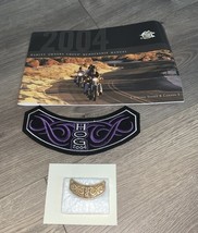 Harley Davidson 2004 Membership Manual Patch &amp; Pin - $9.42