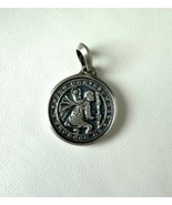 David Yurman Sterling Silver .925 Saint Christopher Men&#39;s Amulet Pendant - $395.98