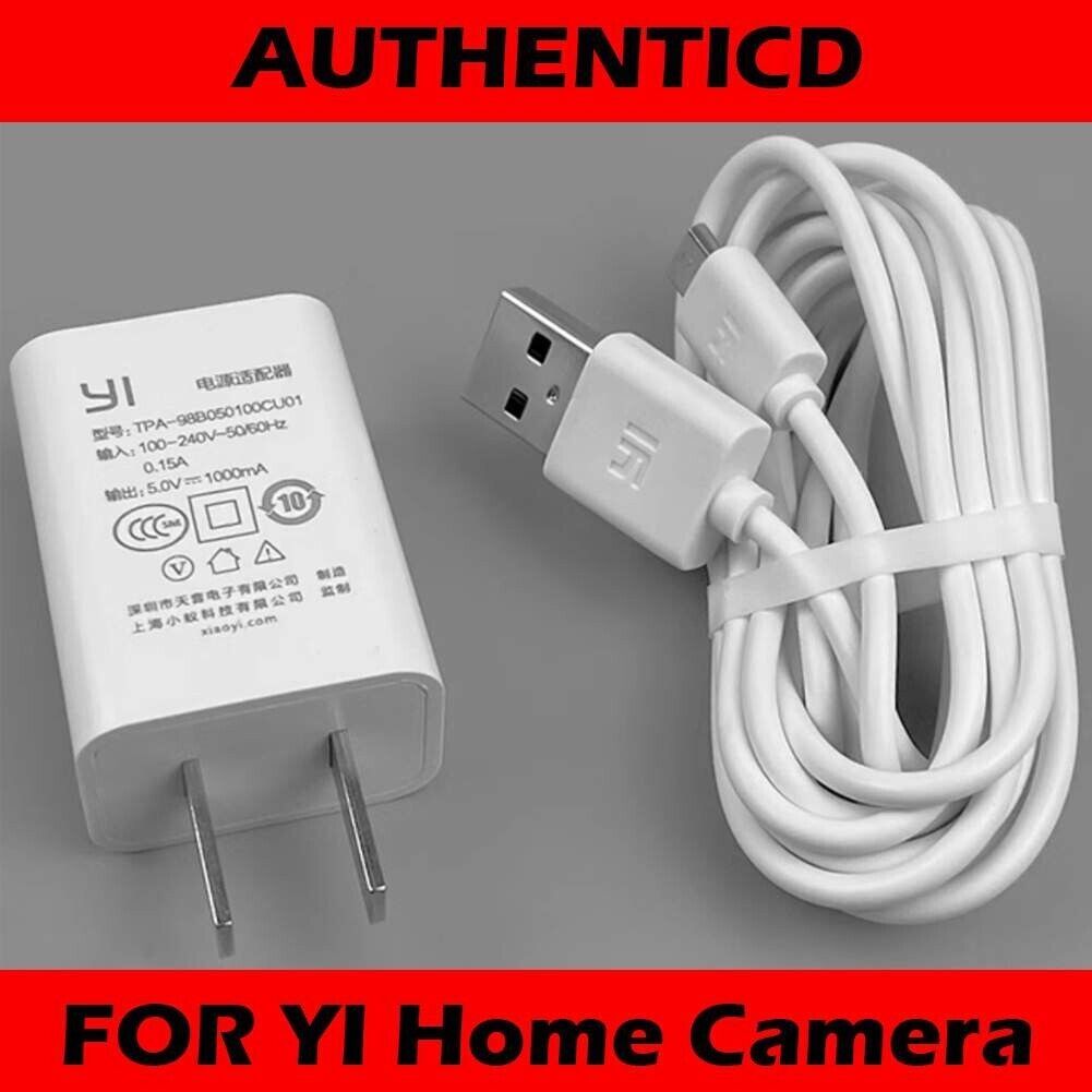 AUTHENTICD® New USB AC DC Power Adapter 5V 1A + 2M USB Cabel For YI Home... - $4.94