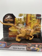 Jurassic World Camp Cretaceous Velociraptor Savage Strike 4&quot; Dinosaur Toy - £7.93 GBP