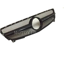 For Camera Carbon Fiber AMG Grill for Mercedes C W205 C250 C43 AMG 2015-18 Black - £275.91 GBP