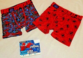 Boy&#39;s Underwear Spiderman Size Small 6 Medium 8 Large 10 NEW Red Boxer B... - £11.02 GBP