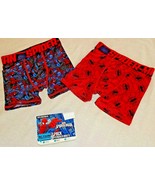 Boy&#39;s Underwear Spiderman Size Small 6 Medium 8 Large 10 NEW Red Boxer B... - £10.82 GBP