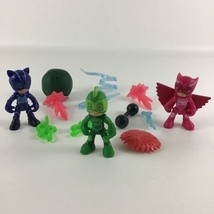 PJ Masks Deluxe Figures Toppers Accessories Lot Catboy Owlette Gekko Toy - £13.11 GBP