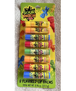 Lip Balm Sour Patch Kids 8 Pack Lip Moisturizer Flavored Lime Redberry Blue - £7.97 GBP