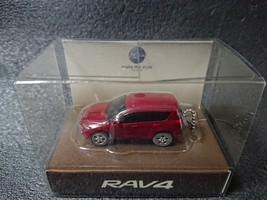 TOYOTA RAV4 LED Light Keychain Red mica metallic PullBack Mini Car Model... - $27.70