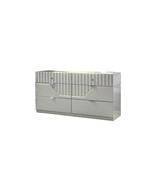 Gray Wooden 6-Drawer Dresser: Modern Style - $2,686.80 CAD