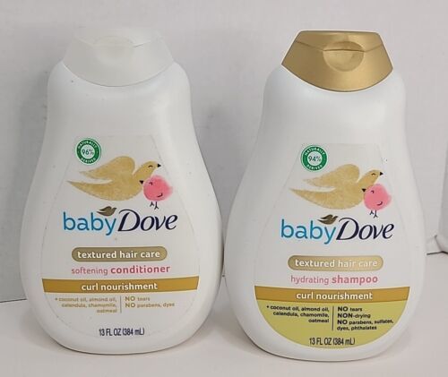 Primary image for Baby Dove Textured Hair Baby Conditioner Curl Nourishment, Hydrating Shampoo 13o