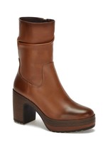 Andrea women&#39;s side zipper boots in Honey - £60.96 GBP